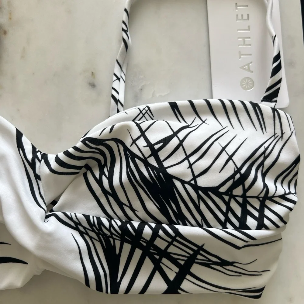 Athleta Retro Twist Bandeau Bikini Top - Picture 2 of 5
